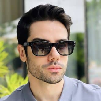 safine com br oculos de sol masculino retangular preto noah