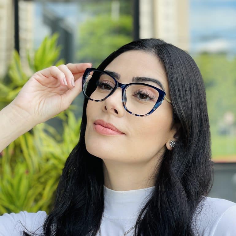 safine com br oculos feminino 2 em 1 clip on gatinho azul cecilia 1