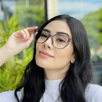 safine com br oculos feminino 2 em 1 clip on gatinho cinza cecilia 1