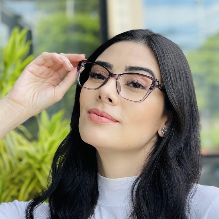 safine com br oculos feminino 2 em 1 clip on gatinho cinza nathi 2