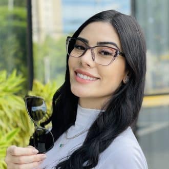 safine com br oculos feminino 2 em 1 clip on gatinho cinza nathi