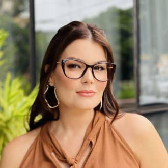 safine com br oculos feminino 2 em 1 clip on gatinho marrom cecilia 4