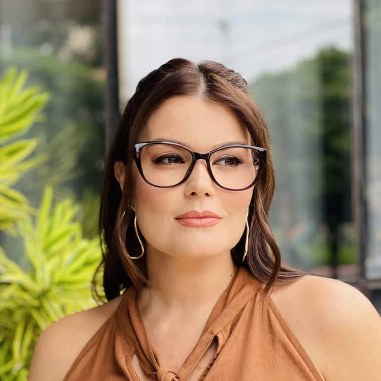 safine com br oculos feminino 2 em 1 clip on gatinho marrom cecilia 5