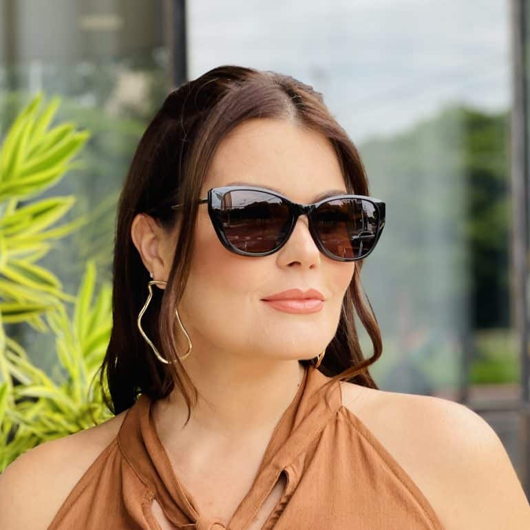 safine com br oculos feminino 2 em 1 clip on gatinho marrom cecilia 8