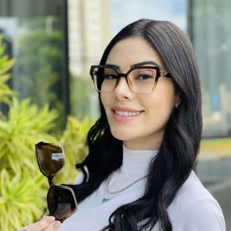safine com br oculos feminino 2 em 1 clip on gatinho marrom luci