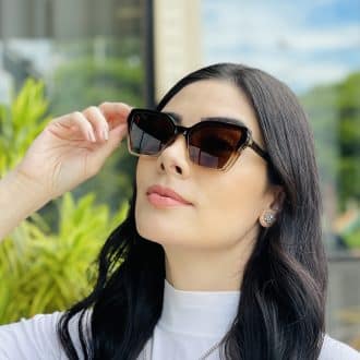 safine com br oculos feminino 2 em 1 clip on gatinho marrom luci 4