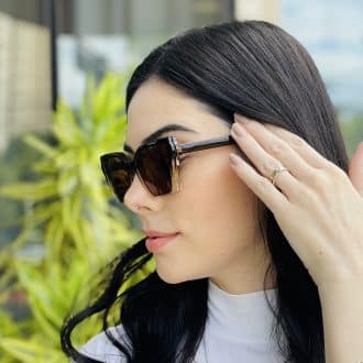 safine com br oculos feminino 2 em 1 clip on gatinho marrom luci 6