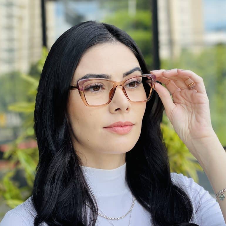 safine com br oculos feminino 2 em 1 clip on gatinho marrom maite 2