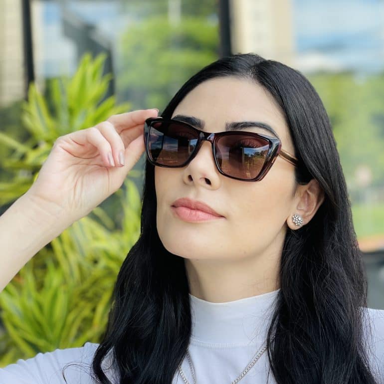 safine com br oculos feminino 2 em 1 clip on gatinho marrom maite 3