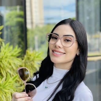 safine com br oculos feminino 2 em 1 clip on gatinho nude cecilia