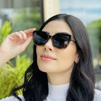 safine com br oculos feminino 2 em 1 clip on gatinho preto e rajado luci 4
