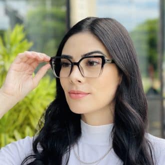 safine com br oculos feminino 2 em 1 clip on gatinho preto luci 2