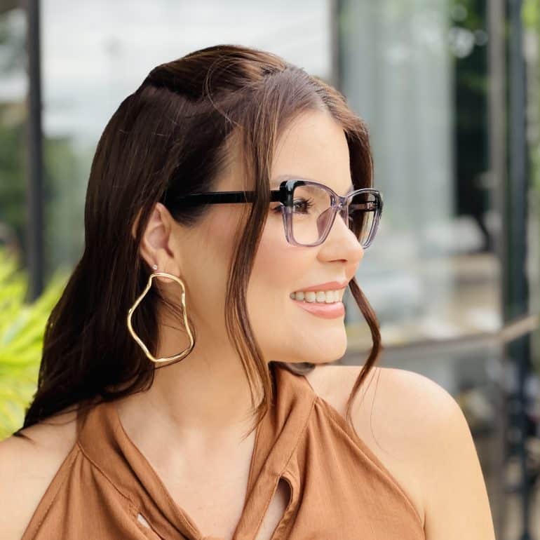 safine com br oculos feminino 2 em 1 clip on gatinho preto maite 3