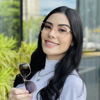 safine com br oculos feminino 2 em 1 clip on gatinho rosa maite