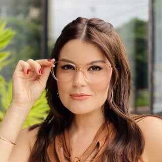 safine com br oculos feminino 2 em 1 clip on gatinho rose cecilia 4