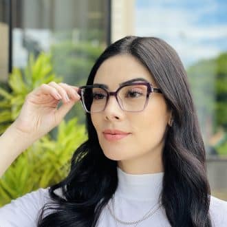 safine com br oculos feminino 2 em 1 clip on gatinho roxo luci 2