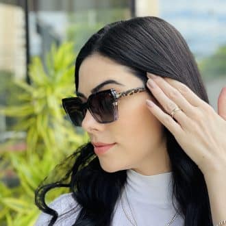 safine com br oculos feminino 2 em 1 clip on gatinho tartaruga e azul luci 6