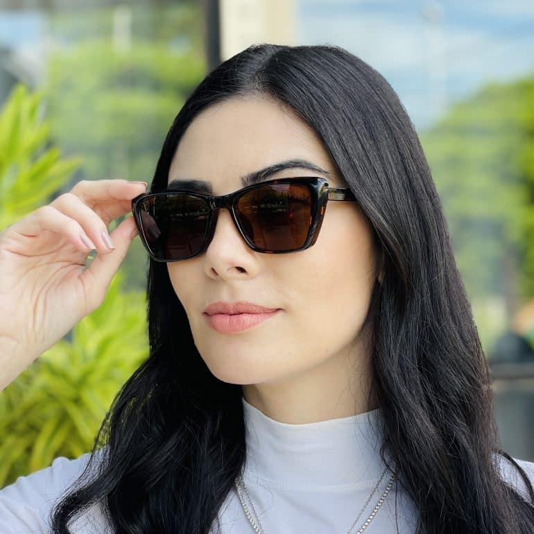 safine com br oculos feminino 2 em 1 clip on gatinho tartaruga maite 3