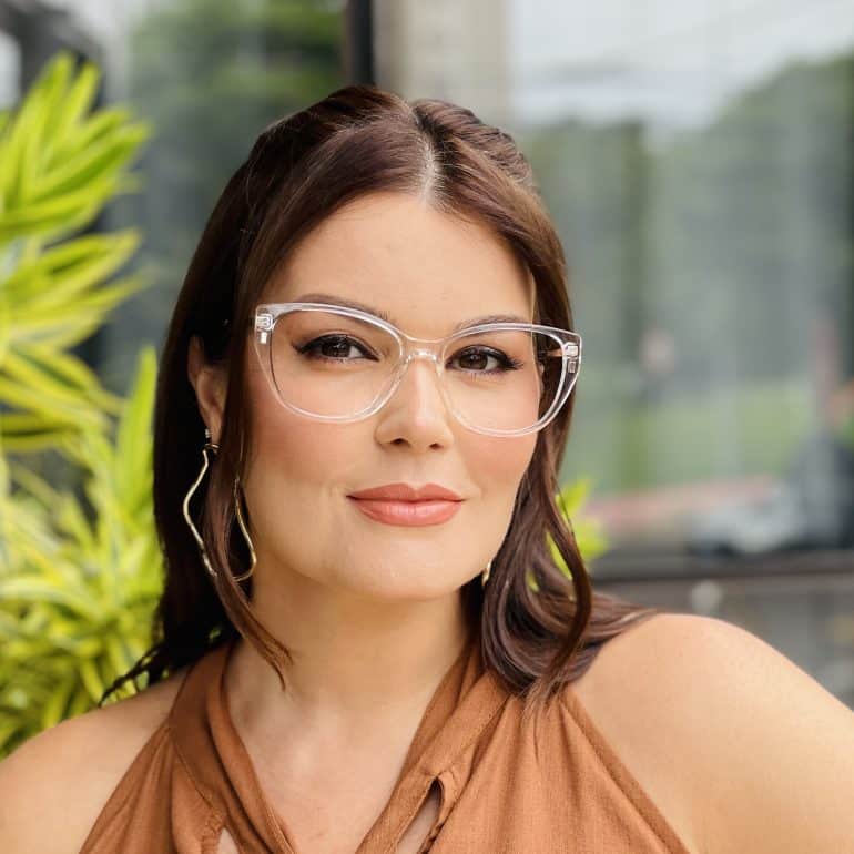 safine com br oculos feminino 2 em 1 clip on gatinho transparente cecilia 4