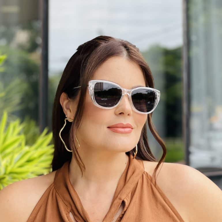 safine com br oculos feminino 2 em 1 clip on gatinho transparente cecilia 7