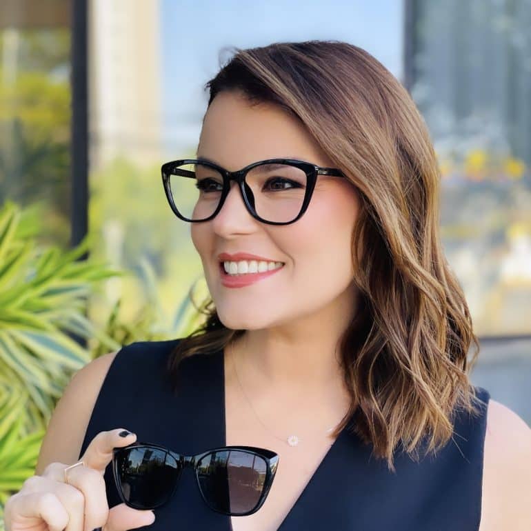 safine com br oculos 2 em 1 clip on gatinho preto anaelise 2