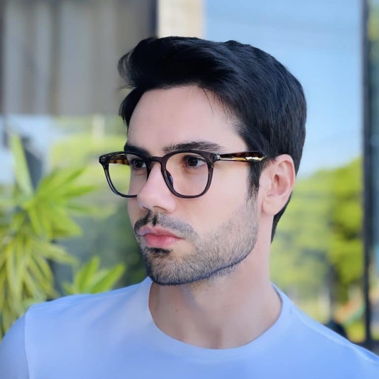 safine com br oculos 2 em 1 clip on masculino quadrado azul bruno 4