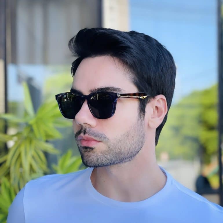 safine com br oculos 2 em 1 clip on masculino quadrado azul bruno 8