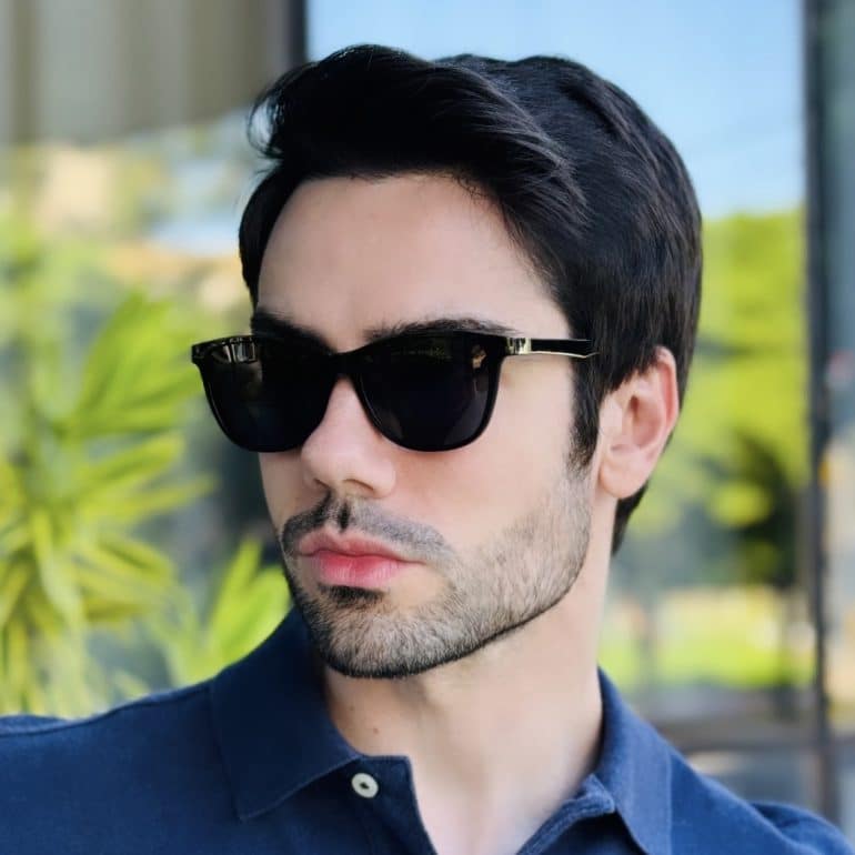 safine com br oculos 2 em 1 clip on masculino quadrado preto caio 5