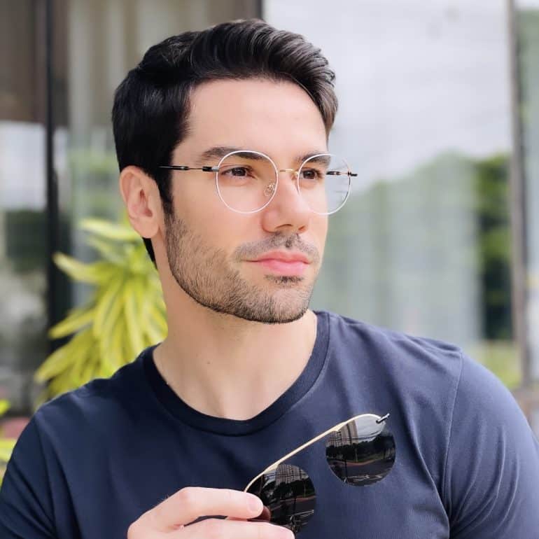 safine com br oculos 2 em 1 clip on masculino redondo branco eduardo 1