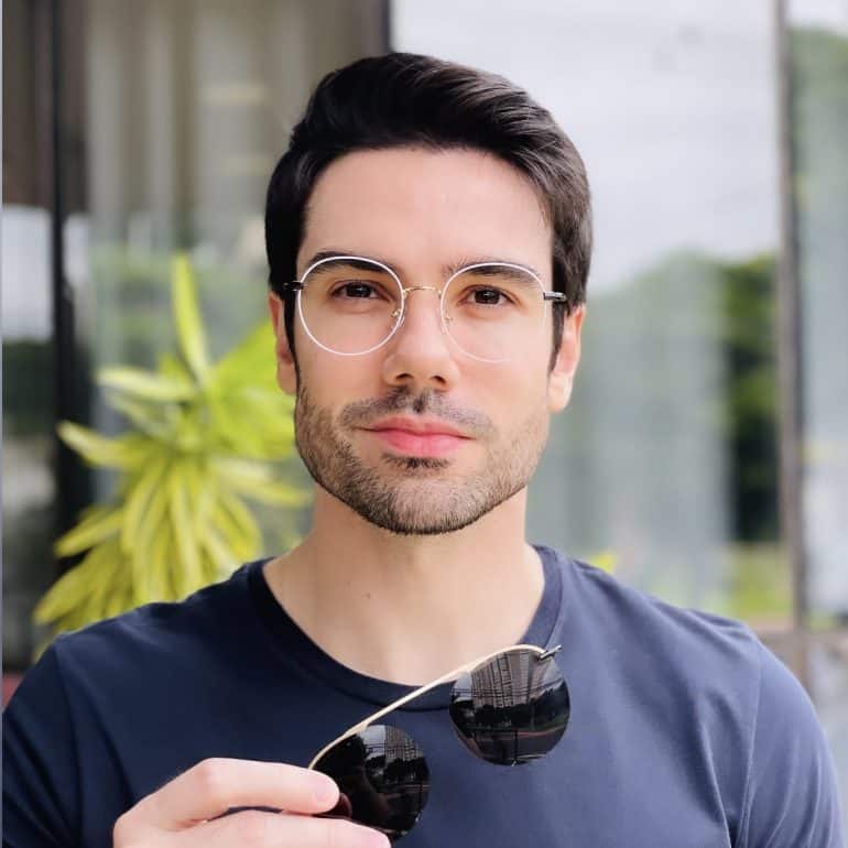 safine com br oculos 2 em 1 clip on masculino redondo branco eduardo