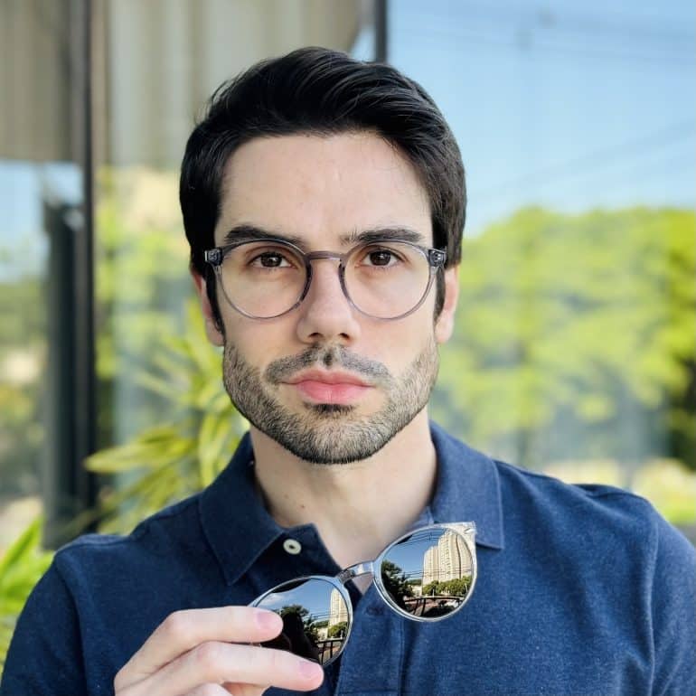 safine com br oculos 2 em 1 clip on masculino redondo cinza paulo