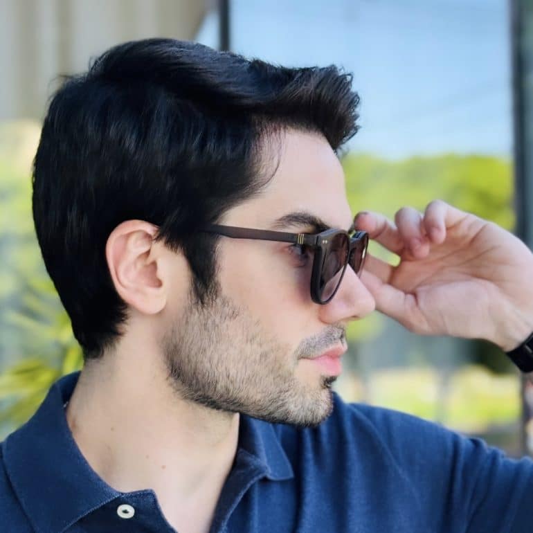 safine com br oculos 2 em 1 clip on masculino redondo grafite arthur 6