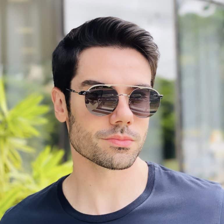 safine com br oculos 2 em 1 clip on masculino redondo prata eduardo 6