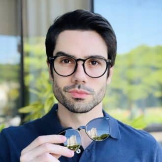 safine com br oculos 2 em 1 clip on masculino redondo preto arthur