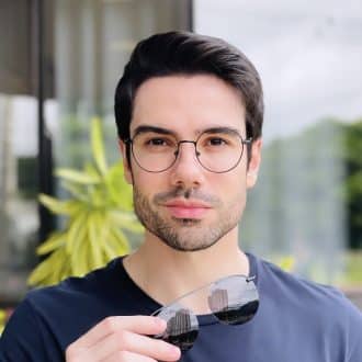 safine com br oculos 2 em 1 clip on masculino redondo preto eduardo
