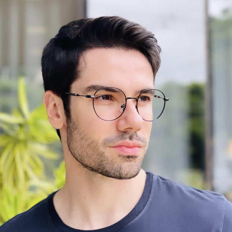 safine com br oculos 2 em 1 clip on masculino redondo preto eduardo 4
