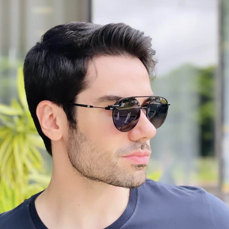 safine com br oculos 2 em 1 clip on masculino redondo preto eduardo 7