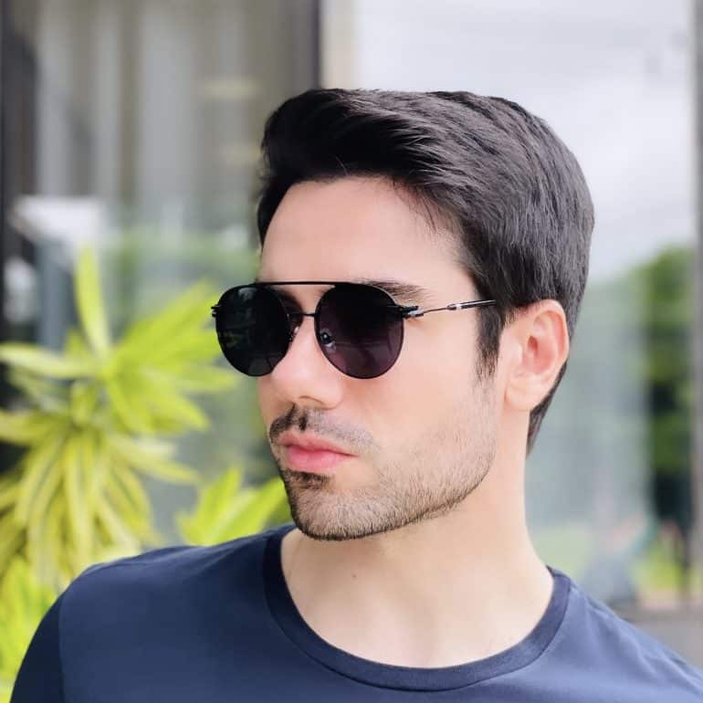 safine com br oculos 2 em 1 clip on masculino redondo preto eduardo 8