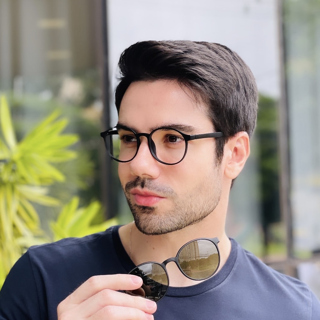 safine com br oculos 2 em 1 clip on masculino redondo preto joaquim 2 safine com br oculos 2 em 1 clip on masculino redondo preto joaquim 2