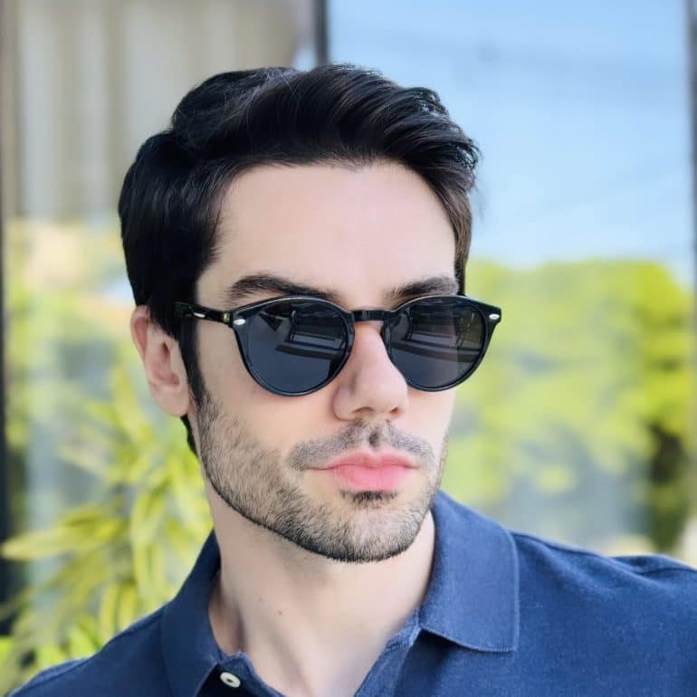 safine com br oculos 2 em 1 clip on masculino redondo preto paulo 5