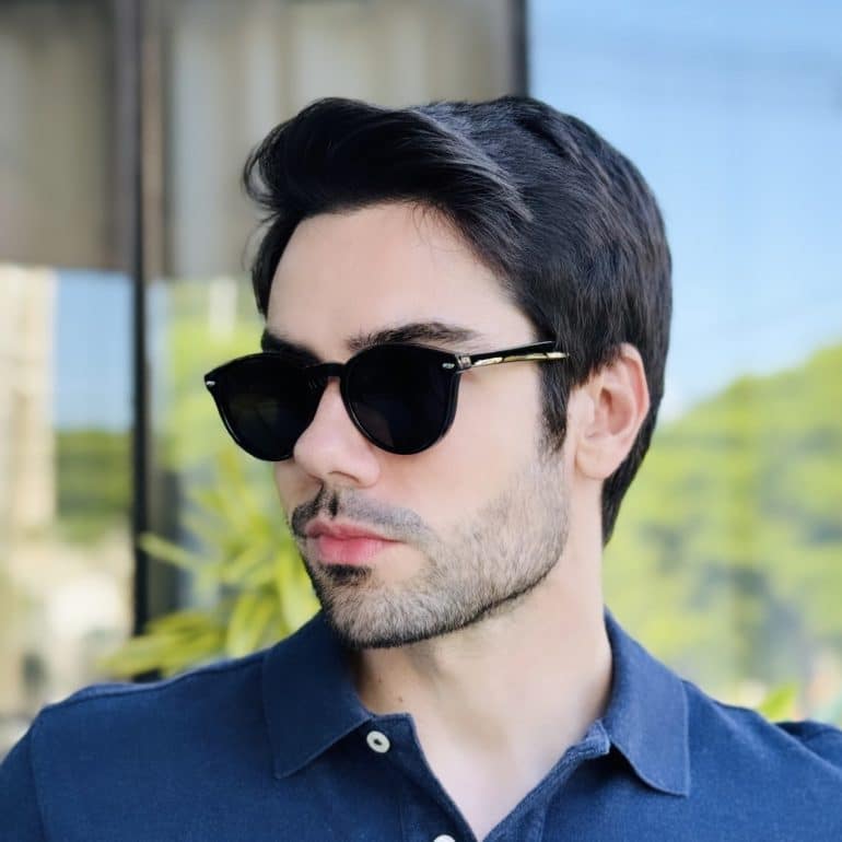 safine com br oculos 2 em 1 clip on masculino redondo preto paulo 6