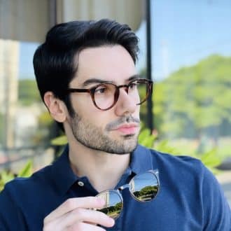 safine com br oculos 2 em 1 clip on masculino redondo tartaruga paulo 1