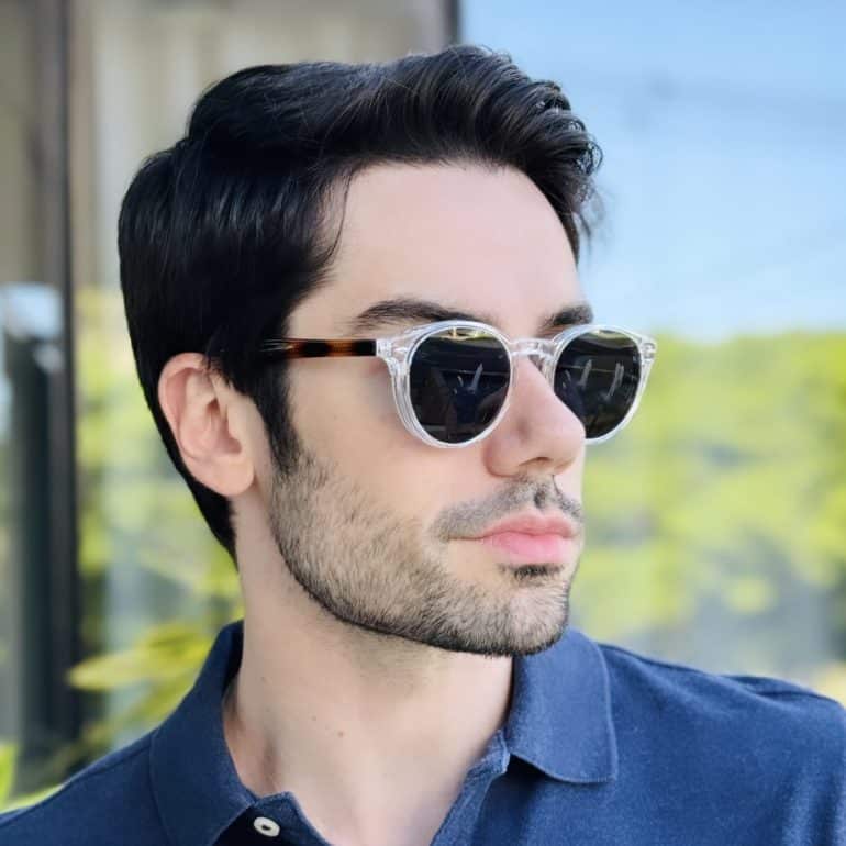 safine com br oculos 2 em 1 clip on masculino redondo transparente paulo 5