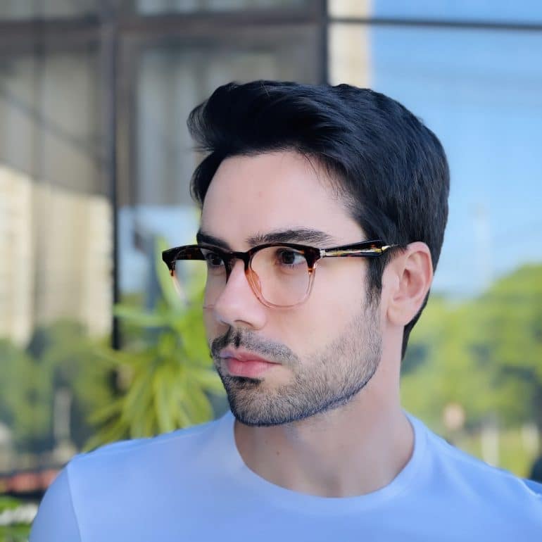safine com br oculos 2 em 1 clip on quadrado tartaruga e marrom bruno 5