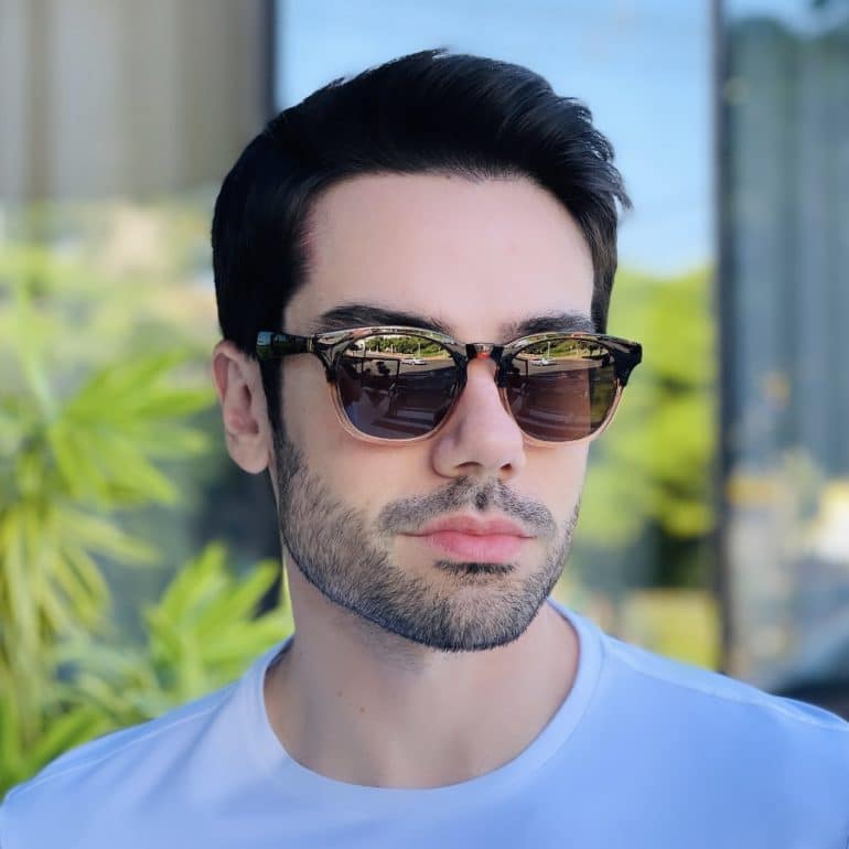 safine com br oculos 2 em 1 clip on quadrado tartaruga e marrom bruno 6
