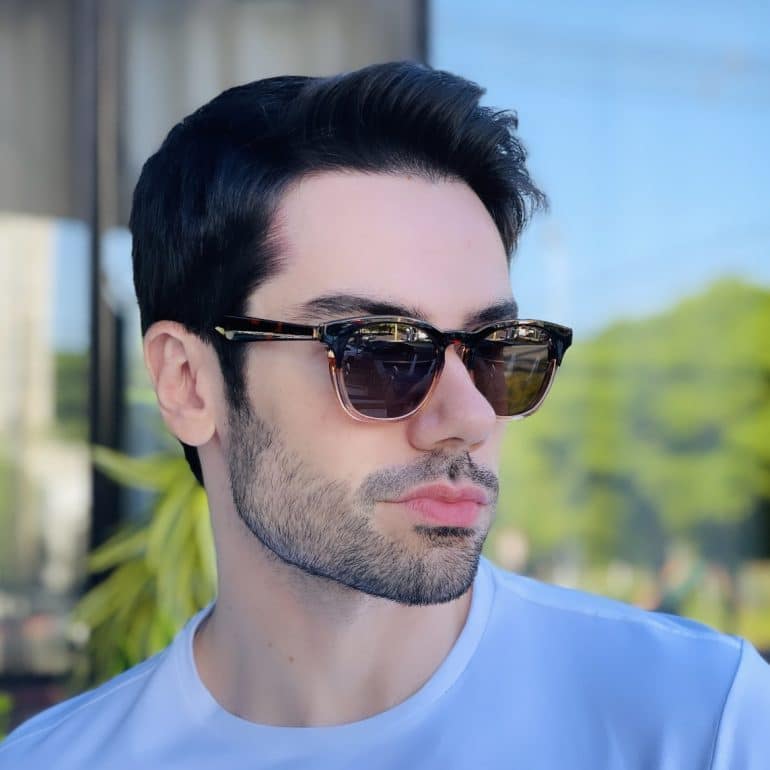 safine com br oculos 2 em 1 clip on quadrado tartaruga e marrom bruno 7