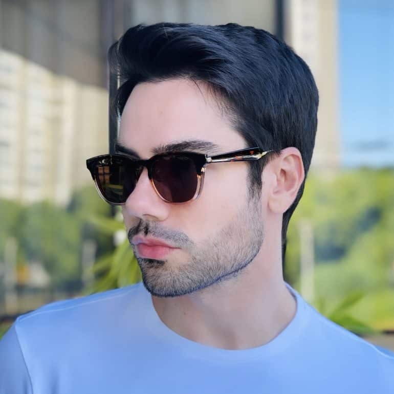 safine com br oculos 2 em 1 clip on quadrado tartaruga e marrom bruno 8