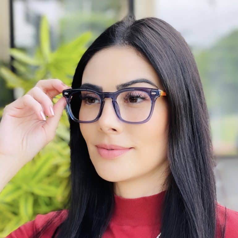 safine com br oculos de grau feminino quadrado azul alane 1