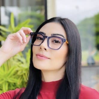 safine com br oculos de grau feminino quadrado azul alane 2