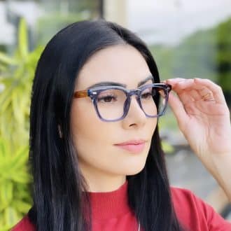 safine com br oculos de grau feminino quadrado azul alane 4